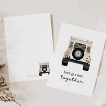 Lade das Bild in den Galerie-Viewer, lets get lost together Karte
