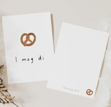 Lade das Bild in den Galerie-Viewer, ‘‘I mog di‘‘ Karte
