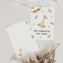 Lade das Bild in den Galerie-Viewer, Partygans Karte
