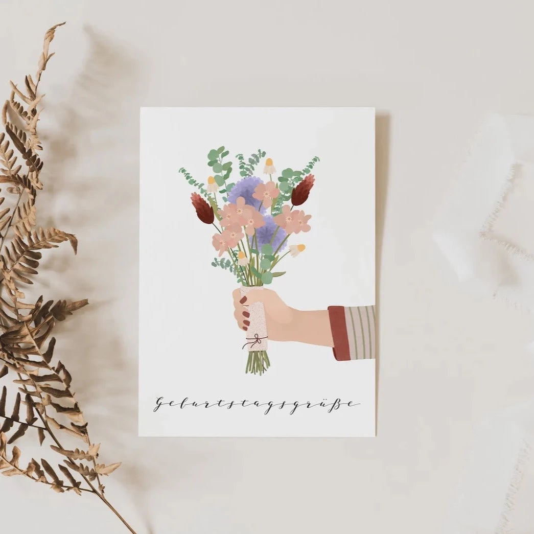 Geburtstagsgrüsse Karte