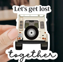 Lade das Bild in den Galerie-Viewer, Lets get lost Sticker

