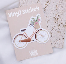 Lade das Bild in den Galerie-Viewer, Blumen Velo Sticker
